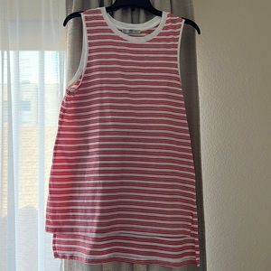 ZARA RED STRIPES TANK TOP